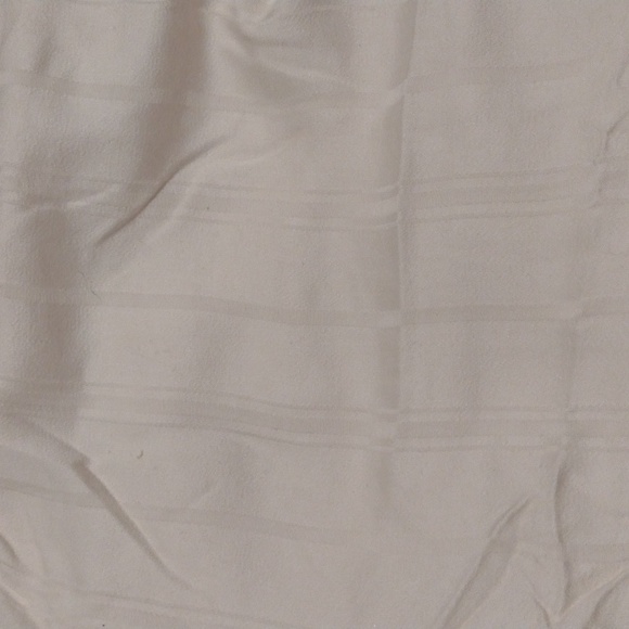Set of Two Pillow Shams Tonal Cream Stripes Silky - Picture 8 of 12